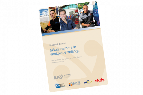 NPF 10 003 Maori learners in workplace settings full report cover