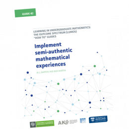 GUIDE 2 How to implement semi authentic mathematical experiences