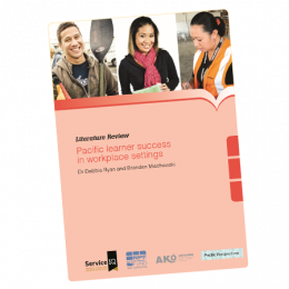 pacific learner success in workplace settings literature review cover