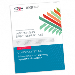 Organisational Self Assessment Case Study Otago Polytechnic