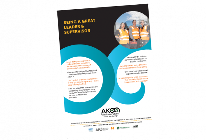 A3 POSTER Being A Great Leader and Supervisor