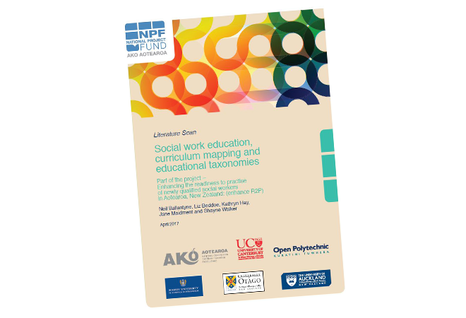 LITERATURE SCAN Social Work Education Curriculum Mapping and Educational Taxonomies cover
