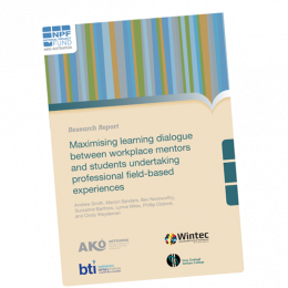 REPORT Maximising Learning Dialogue Between Workplace Mentors and Students