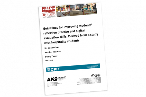 REPORT Guidelines for improving students reflective practice and digital evaluation skills