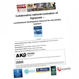 REPORT Collaborative evaluation of Signposts