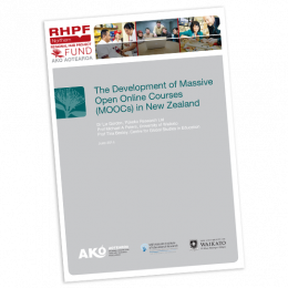 REPORT The Development of MOOCs in New Zealand