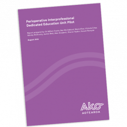 RESEARCH REPORT Perioperative Interprofessional Dedicated Education Unit Pilot