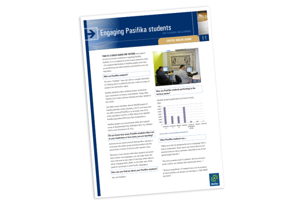 coffee break guide engaging pasifika students
