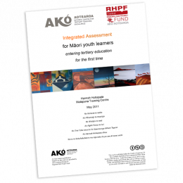 RESEARCH REPORT Integrated Assessment for Maori Youth Learners entering Tertiary Education