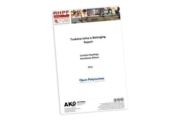 RESEARCH REPORT Tuakana teina e Belonging Report