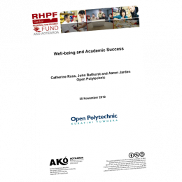 RESEARCH REPORTWell being and Academic Success