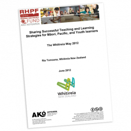 RESEARCH REPORT successful Teaching for Maori Pacific and youth learners