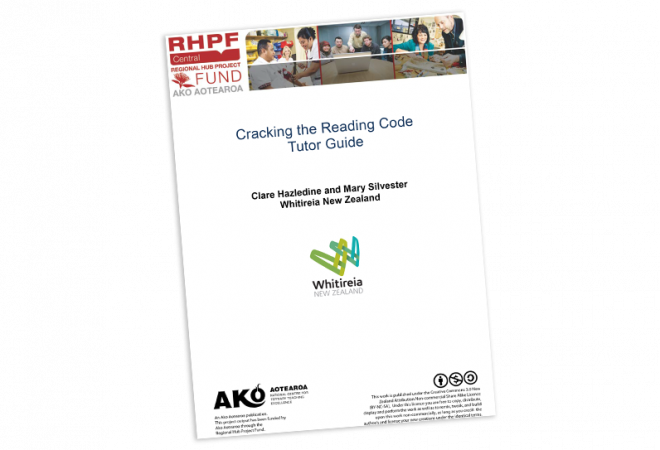 TUTOR GUIDE Cracking the Reading Code