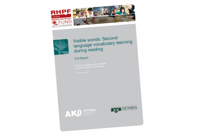 RESEARCH REPORT Visible Words Second Language Vocabulary Learning During Reading