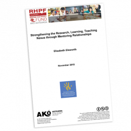 RESEARCH REPORTStrengthening the Research Learning Teaching Nexus through Mentoring Relationships