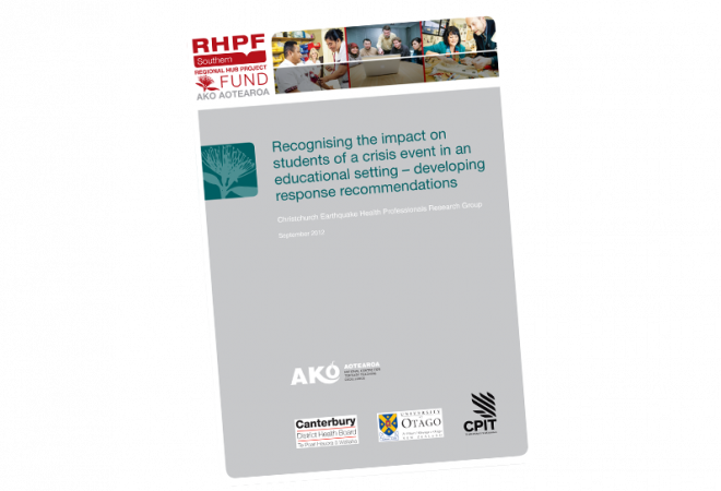 REPORT Recognising the Impact on Students of a Crisis Event
