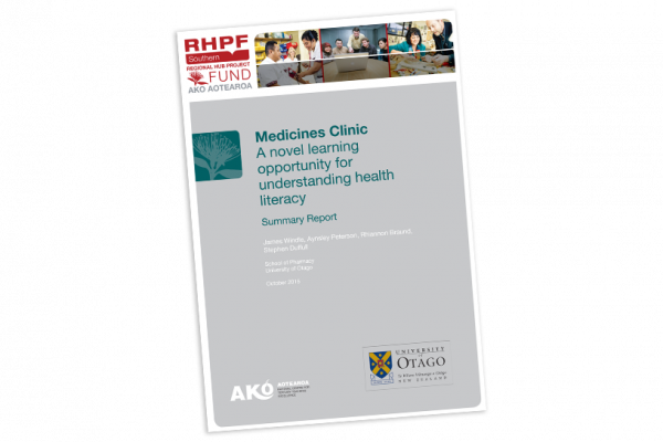 SUMMARY REPORT Medicines Clinic A Novel Learning Opportunity for Understanding Health Literacy