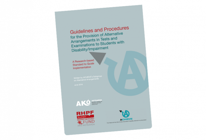 Guidelines and Procedures for Provision of Alternative Arrangements to Students with disability