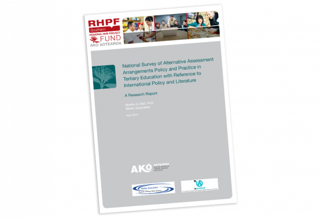 RESEARCH REPORT National Survey of Alternative Assessment Arrangements Policy and Practice