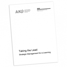 REPORT Taking the Lead Strategic Management for e Learning