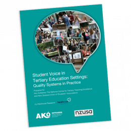 REPORT Student Voice in Tertiary Education Settings Quality Systems in Practice