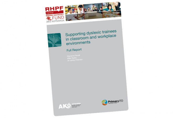 RESEARCH REPORT Supporting Dyslexic Trainees
