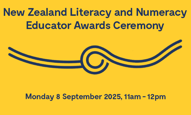 New Zealand Literacy and Numeracy Educator Awards 2025 Ceremony