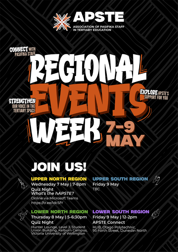 The APSTE regional events week poster