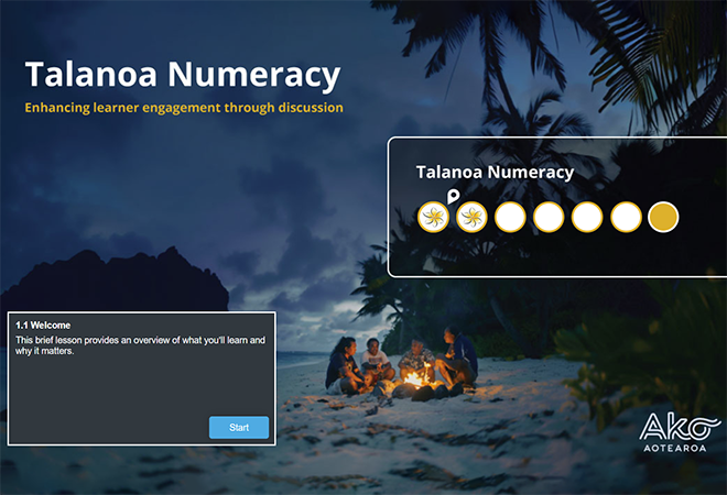 Talanoa Numeracy pathways map