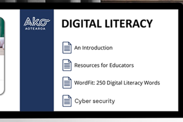 Ako Aotearoa Digital Literacy Educator Pathways online