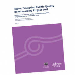 REPORT Higher Education Pacific Quality Benchmarki