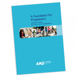 A Foundation For Progression Graduate Profiles for Level 1 and 2 Qualifications