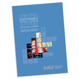 REPORT creating sustainable change to improve outcomes for tertiary learners
