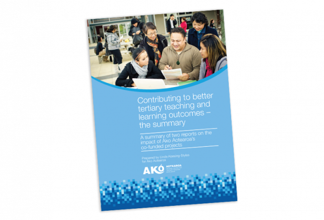 Contributing to better tertiary teaching and learning outcomes the summary cover image