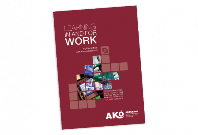 Learning in and for work cover