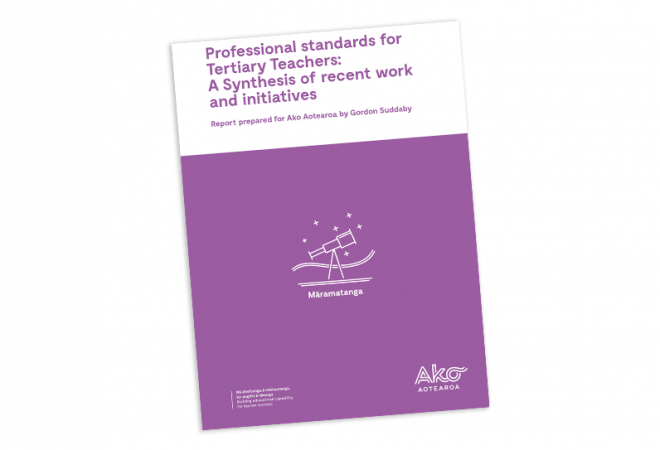 SYNTHESIS REPORT Professional standards for Tertiary Teachers