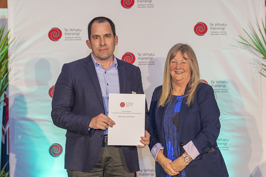 John Murrie and Hon Penny Simmonds