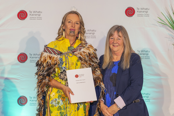 Kelli Te Maiharoa and Hon Penny Simmonds