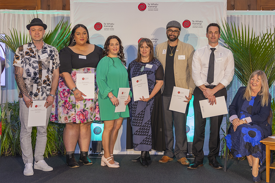 The Massey University MHA Team and Hon Penny Simmonds