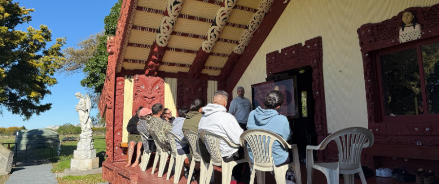 Participants are welcomes into the building