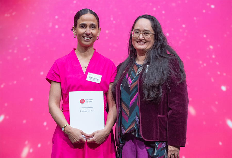 Dr Moeata Keil and Meegan Hall