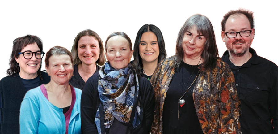 The NZSL Team (left to right) | Rebekah Guy, Rachel Coppage, Agnes Terraschke, Dr George Major, Melissa Simchowitz, Susie Ovens and Pascal Marceau