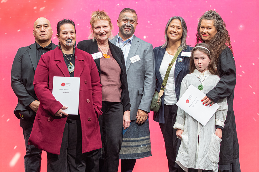 Representatives from the Master of Māori and Indigenous Leadership (MMIL) Group