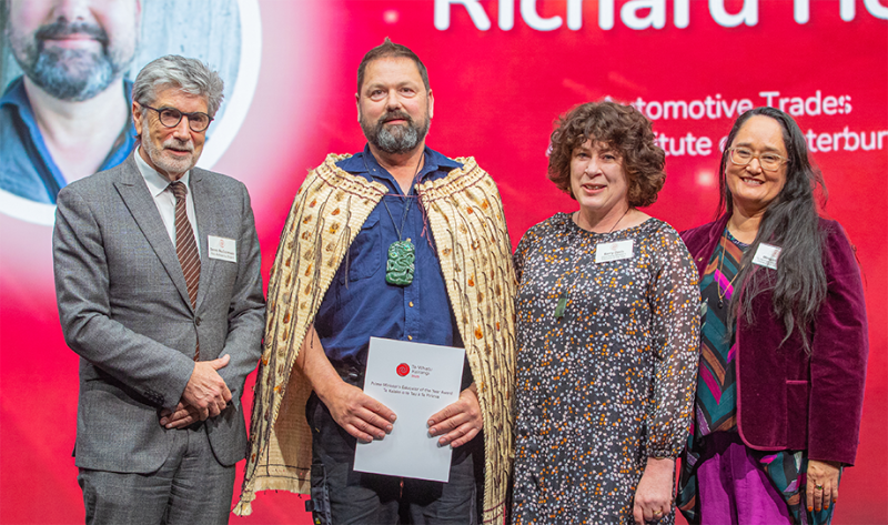 Left to right: Derek McCormack, Richard Hope, Kerry Davis and Meegan Hall